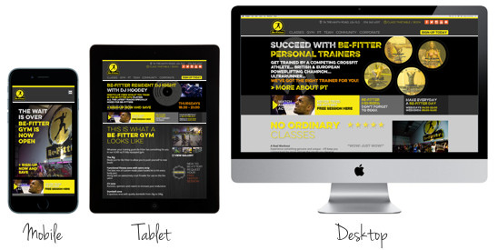 Responsive Website for Leicester Gym