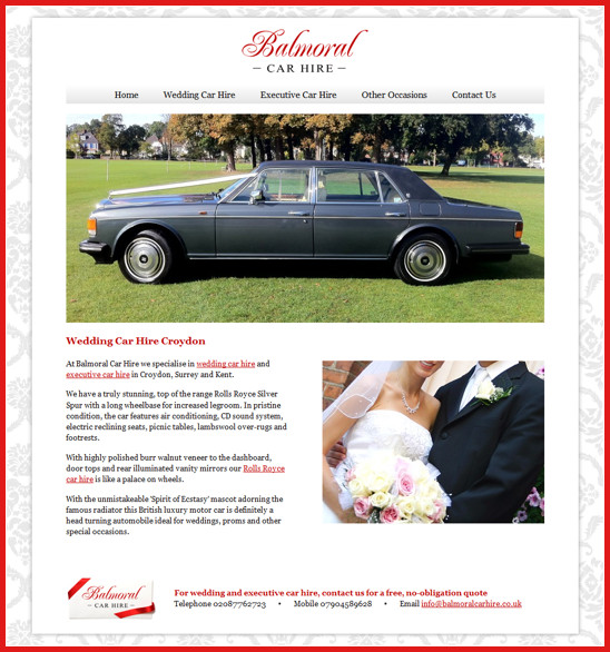 Wedding Car Hire Croydon