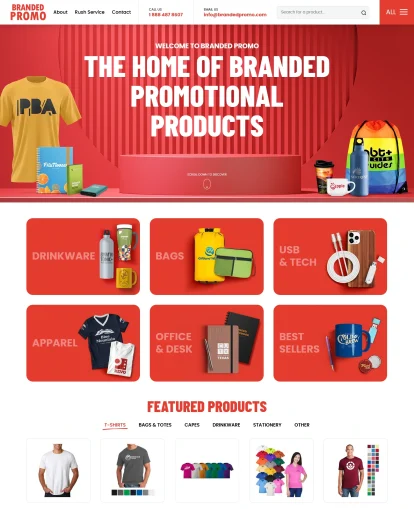 Branded Promo website